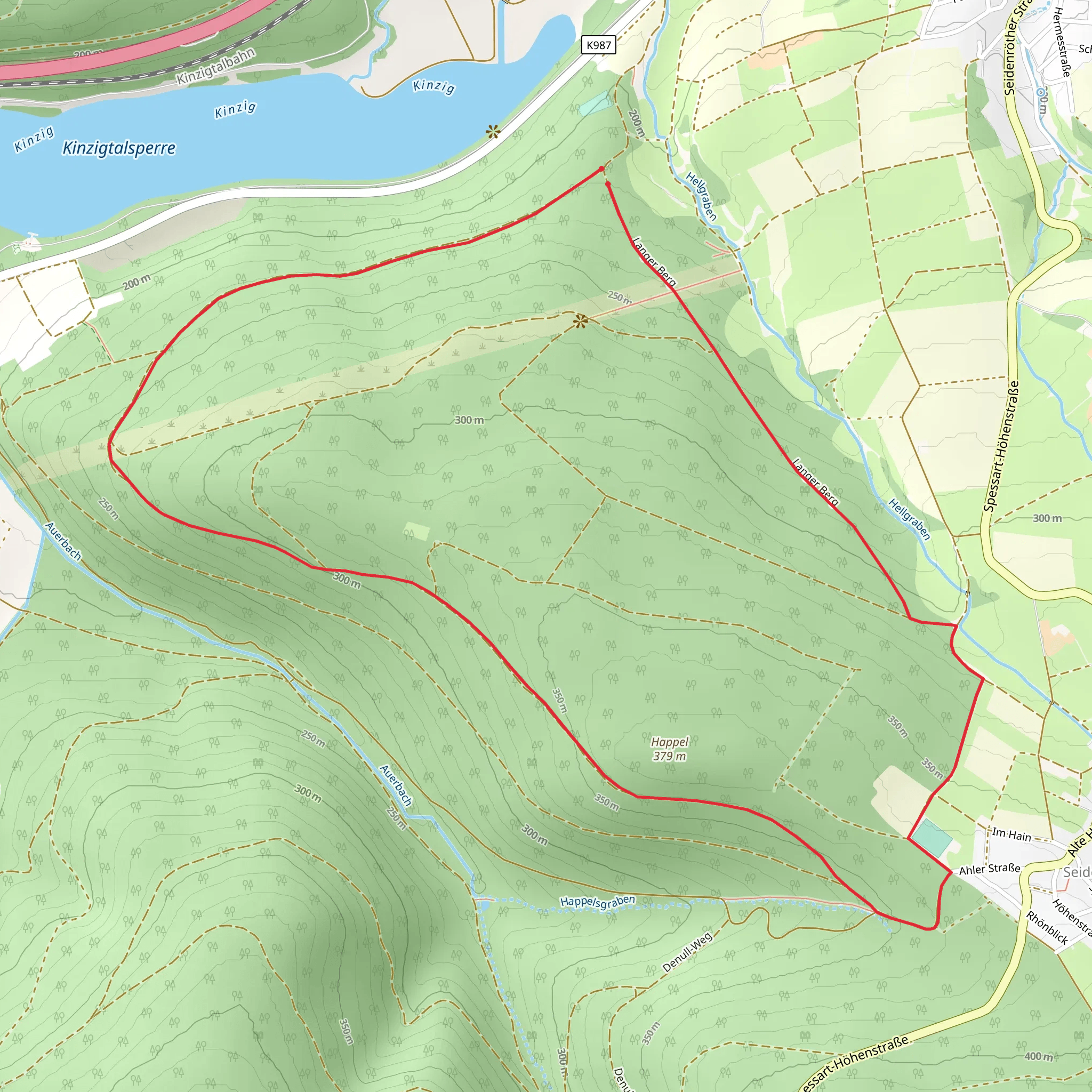 Steinau A D Strasse - Warten Rundweg mobile static map