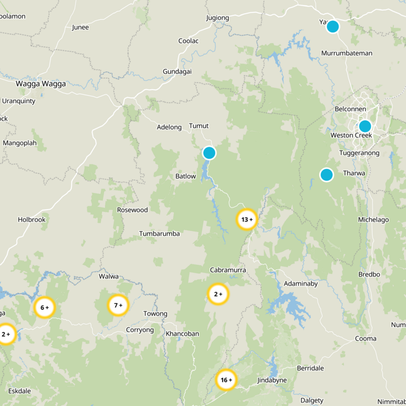 Snowy Valleys Static Map