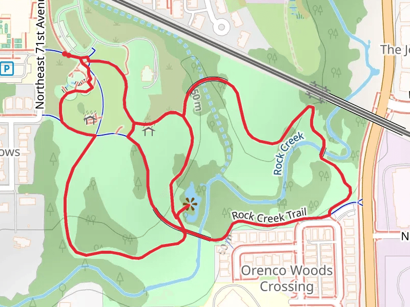 Orenco Woods Nature Park via Rock Creek Trail