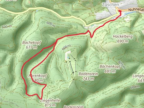 Züschen Rundweg - Ahrentalweg and Berleburg