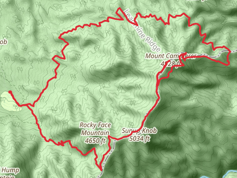 Gilliland Creek - Lower Mount Cammerer Trail and Appalachian Trail