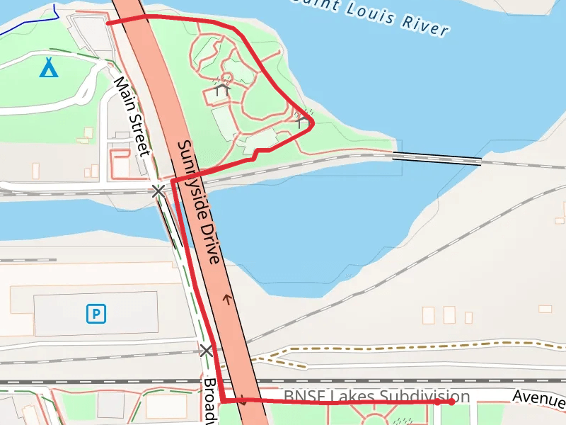 Saint Louis River and Dunlap Park