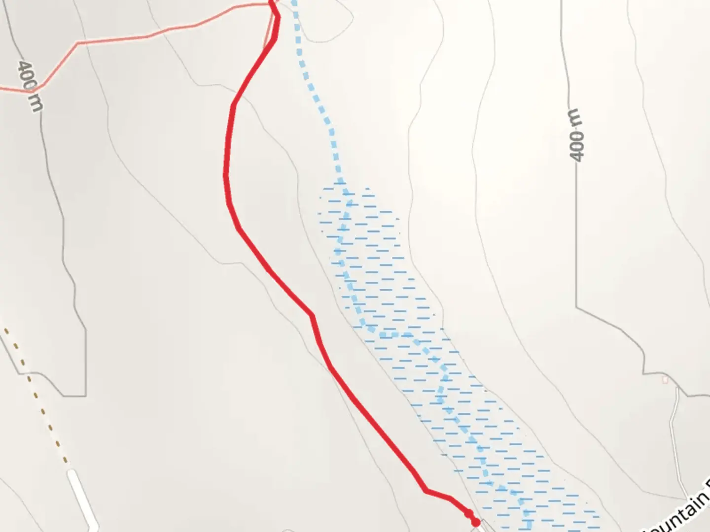 An image depicting the trail Fern Hill and its surrounding area.