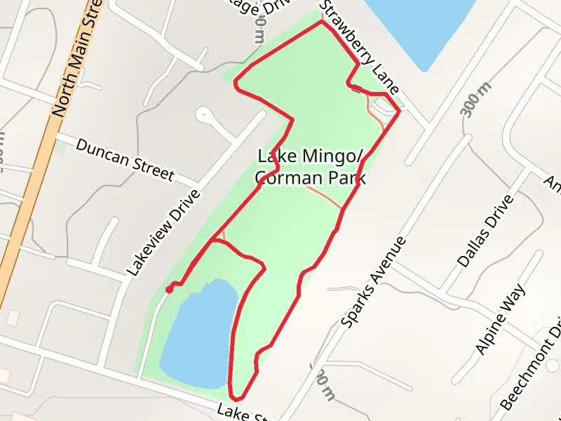 Lake Mingo-Corman Park Loop