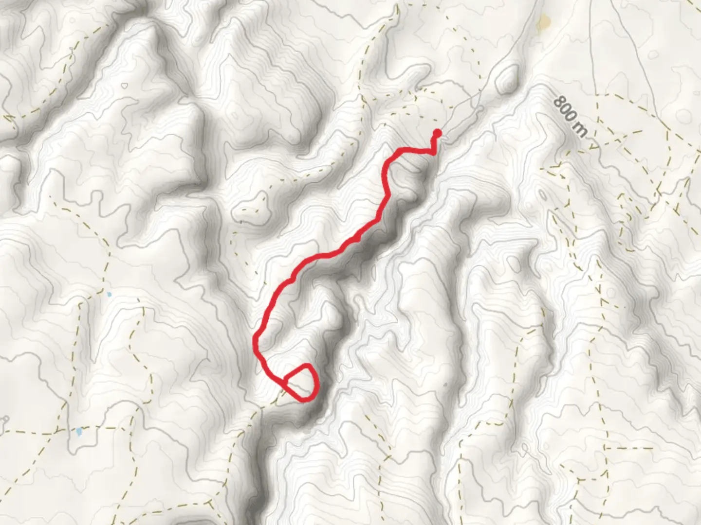 An image depicting the trail Jump Creek Road and its surrounding area.