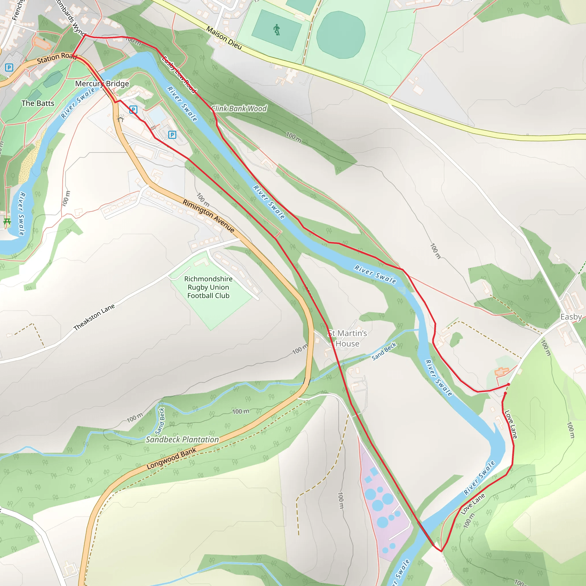 The Station and River Swale Loop | North Yorkshire | England