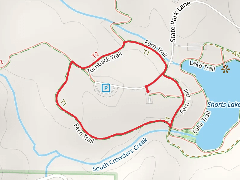 Turnback Trail and Fern Loop Trail