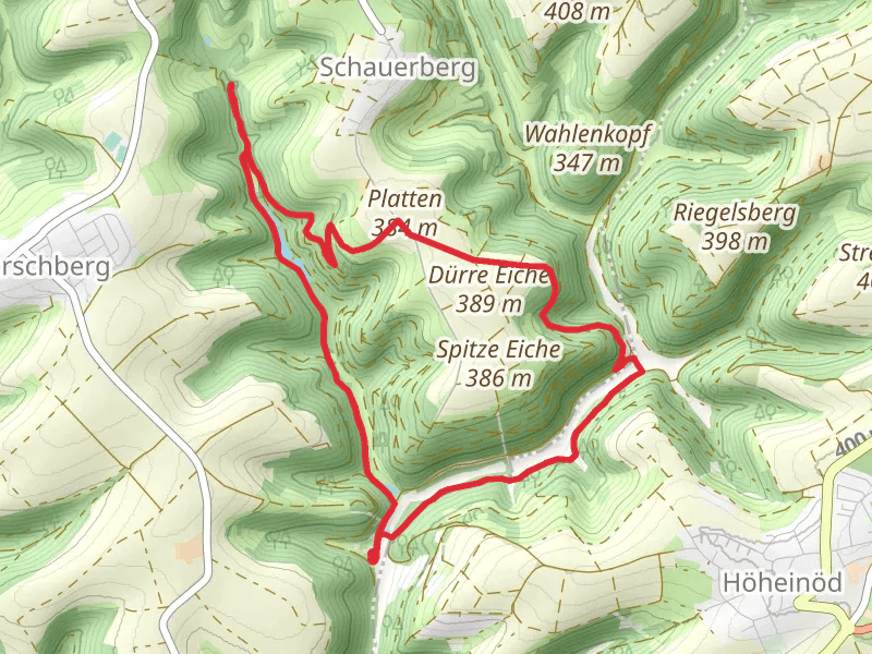 Kesselblick and Platten Loop via Slickinger Hoehenweg