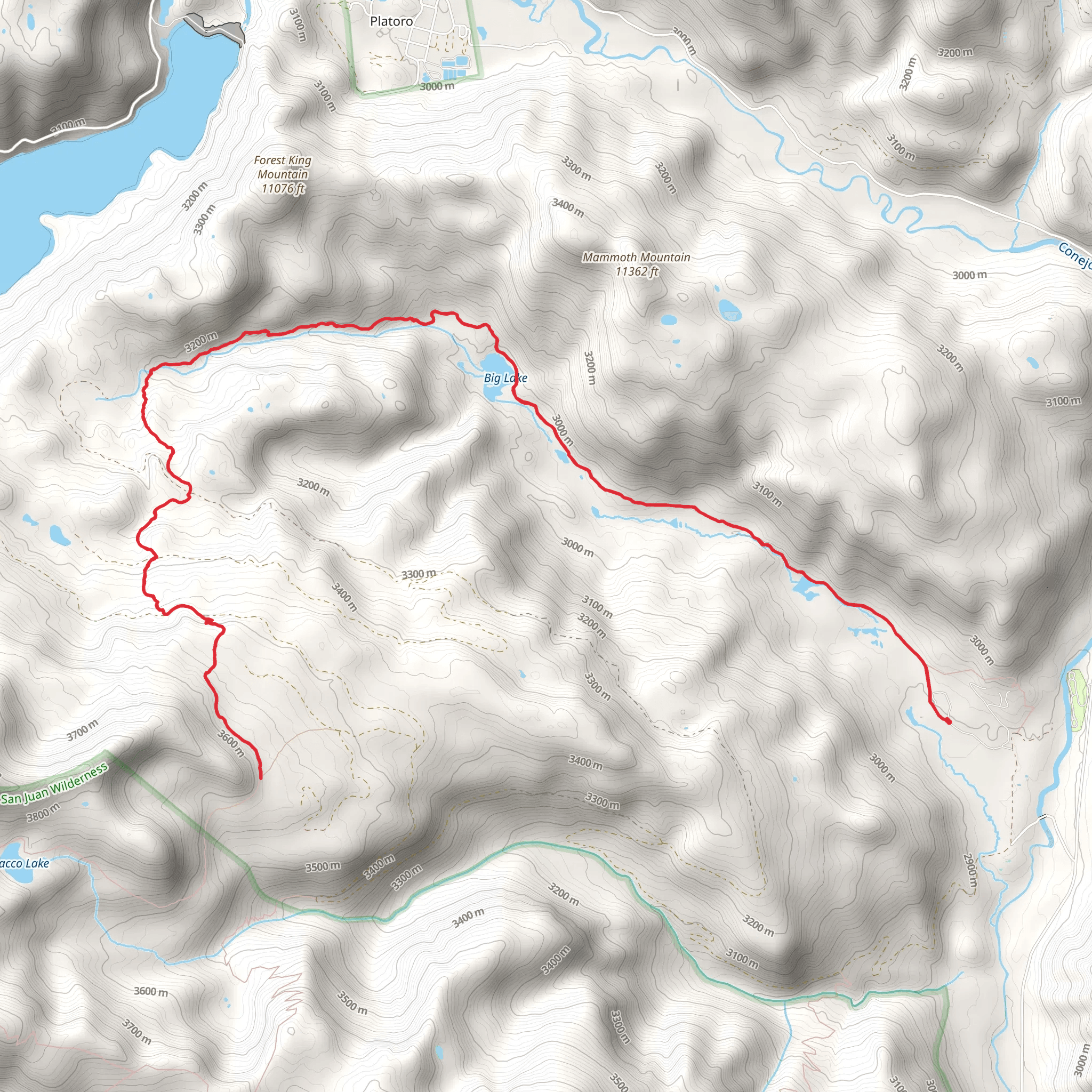 Saddle Creek Trail mobile static map