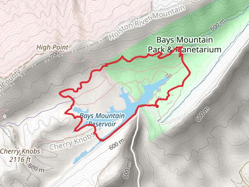 Bays Mountain Reservoir Loop