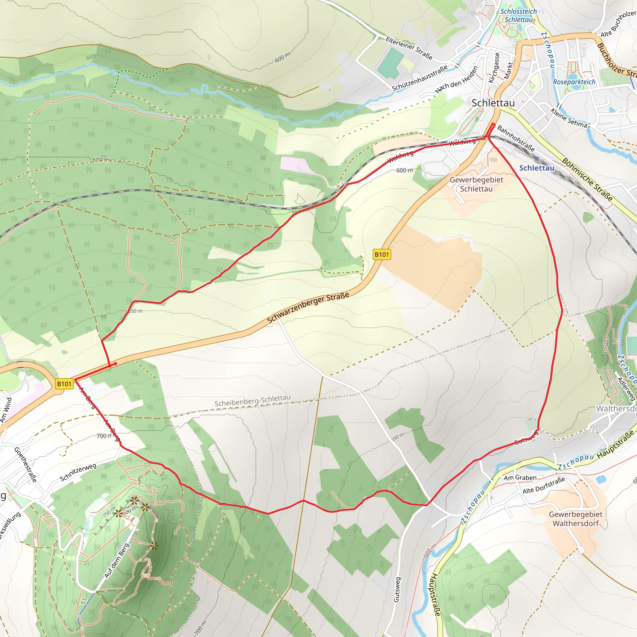 Ww Ringweg Schlettau mobile static map