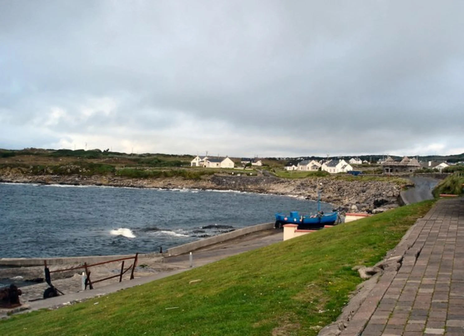 An image depicting the trail Creevy Coastal Walk and its surrounding area.