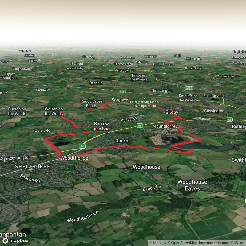 Brook Street Loop via Swithland Reservoir