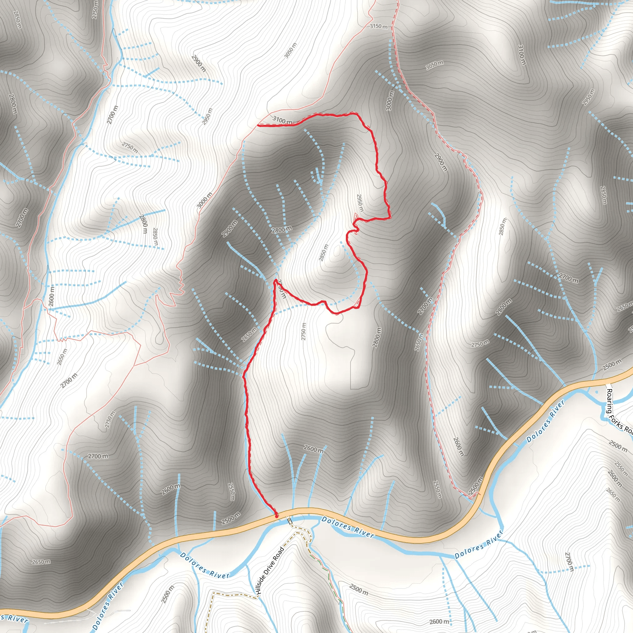 Section House Trail mobile static map