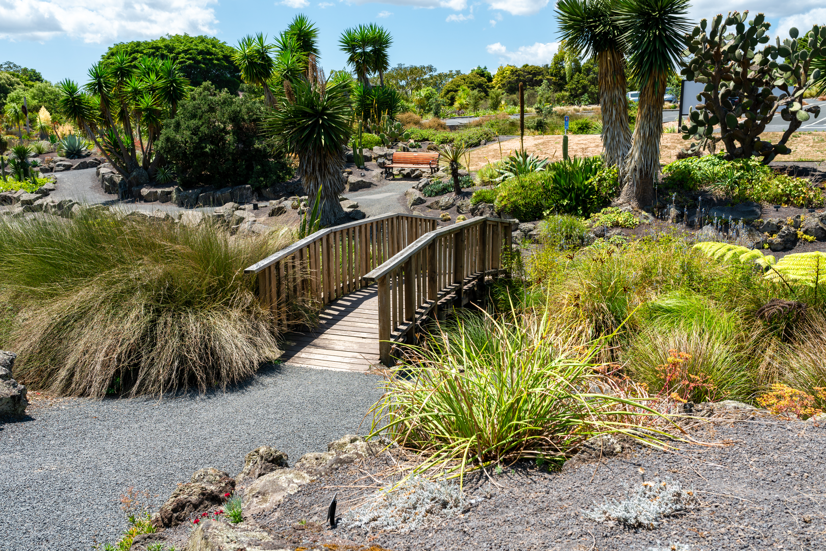 An image depicting the trail Auckland Botanic Garden Loop and its surrounding area.