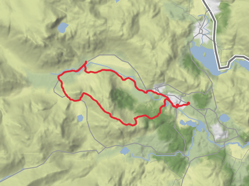 Elterwater circular inc Lingmoor, Side Pike & New Dungeon Ghyll thumbnail