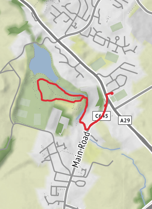 County Tyrone Walking mobile static map