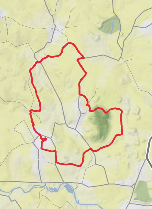 Hike on Glemsford mobile static map
