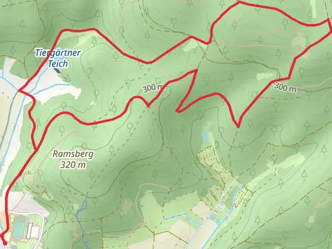 Engelsburg Erdwall and Tiergärtner Teich Loop