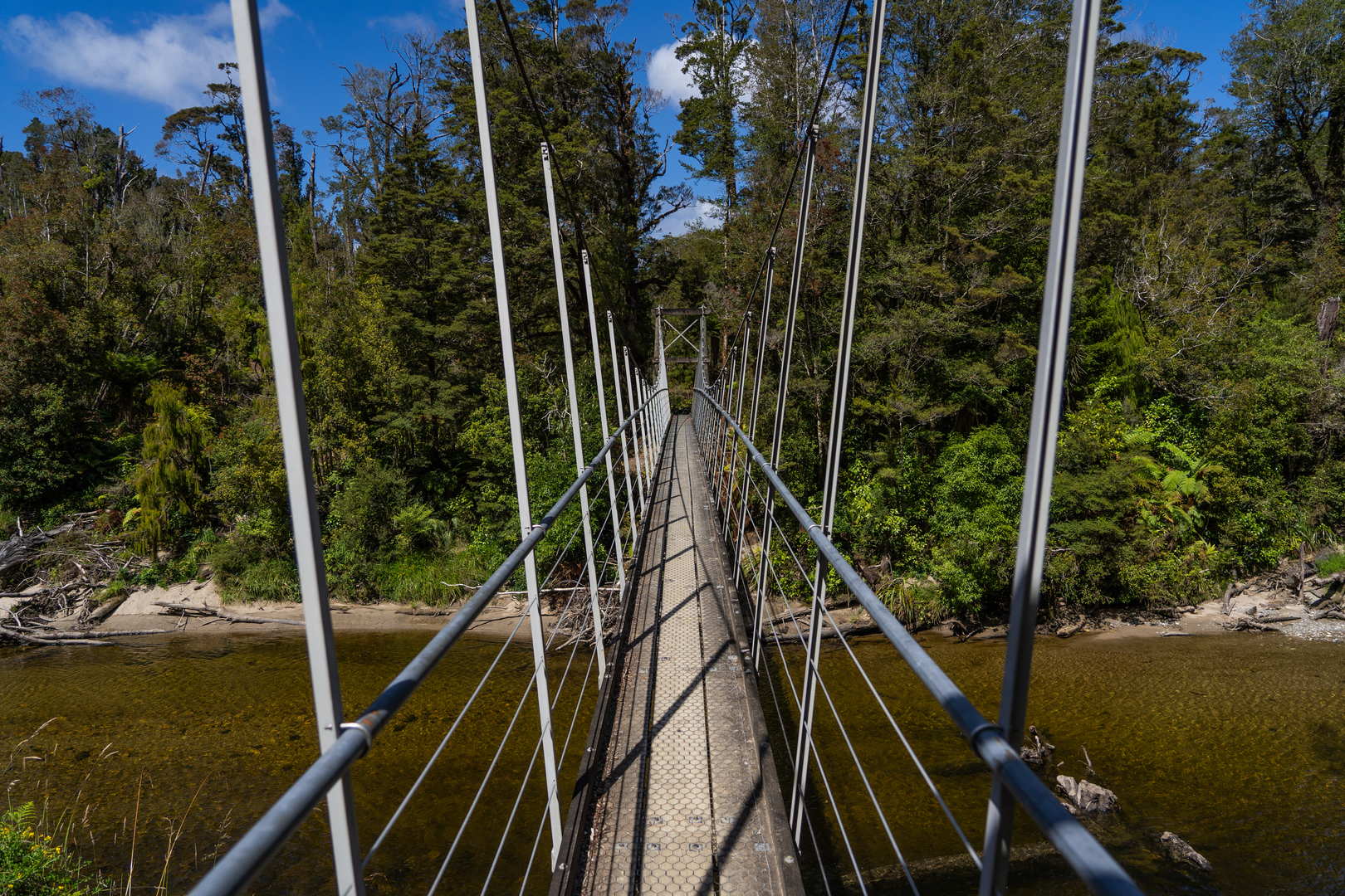 An image depicting the trail Pororari River Track and its surrounding area.