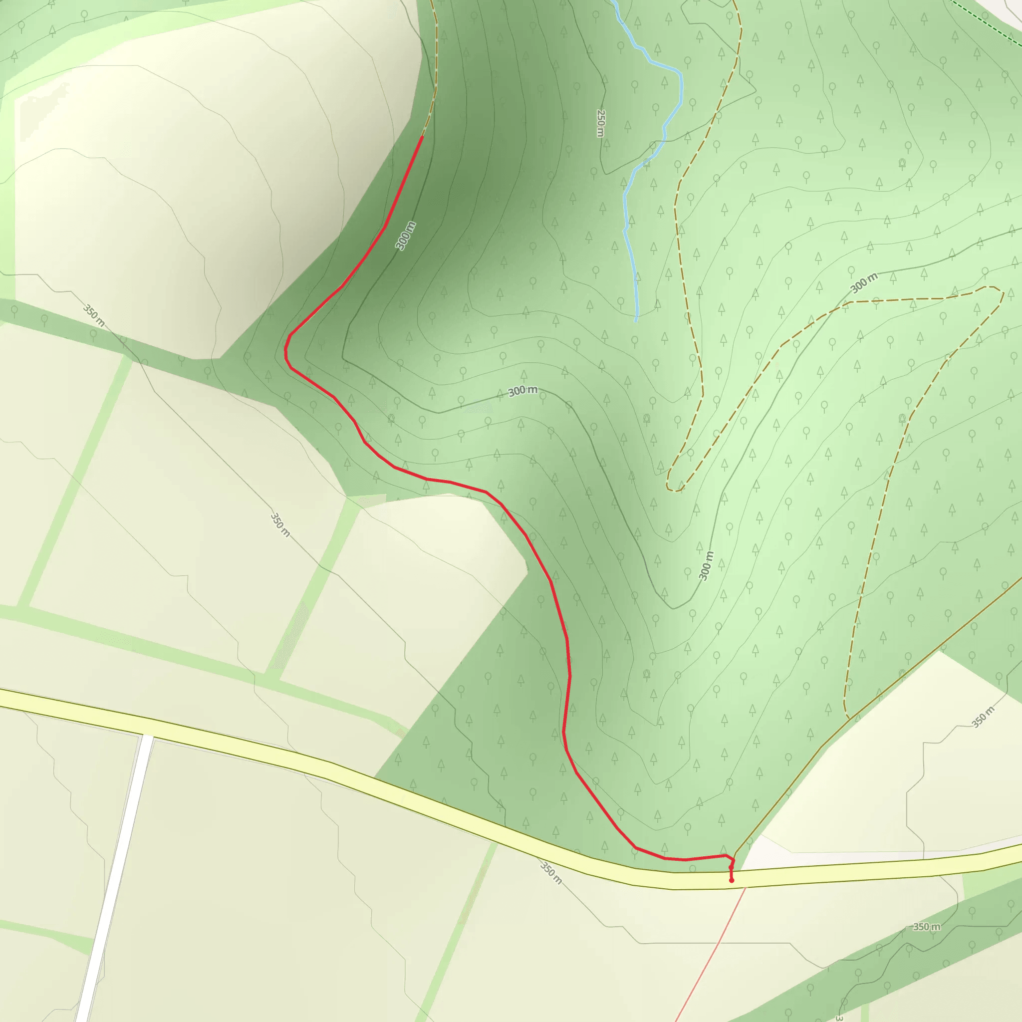Chargot Wood Chimney - Exmoor Stroll mobile static map