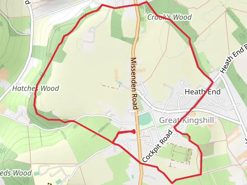 Hatches Wood, Longfield Wood and Crook's Wood
