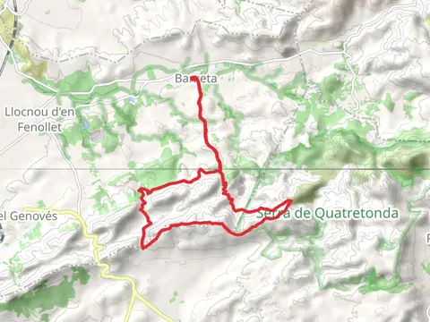Sender Serra de la Corsa i Serra de Requena de Barxeta PR CV 366