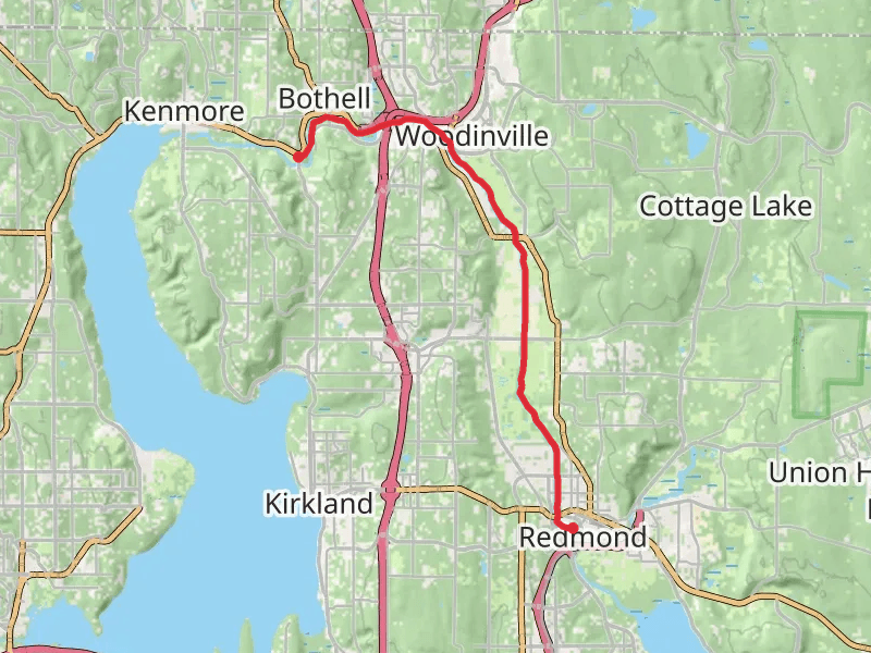 Sammamish River Trail - Wayne to Redmond