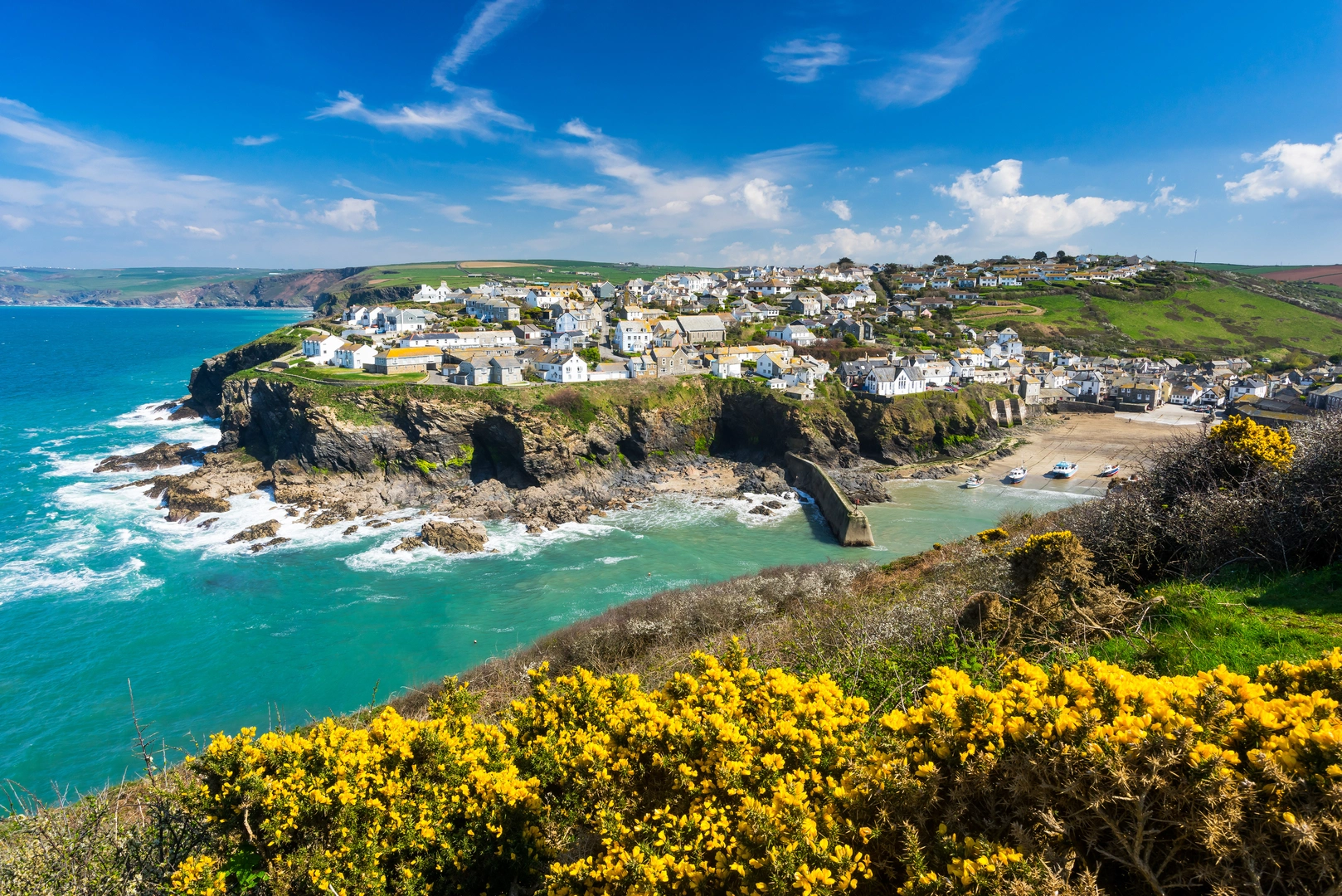 An image depicting the trail Tintagel to Port Isaac Walk and its surrounding area.