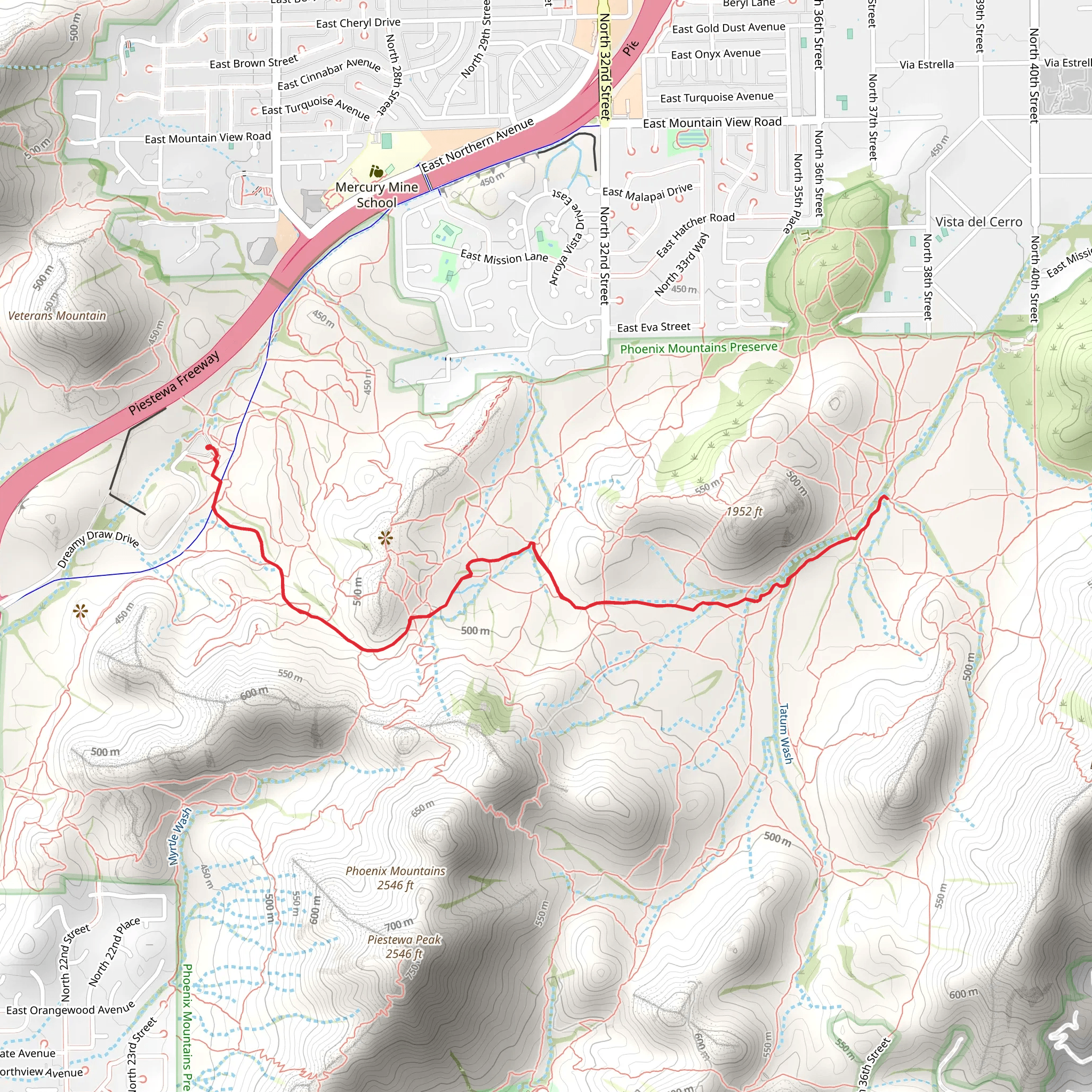 Charles M Christiansen Trail - Short mobile static map
