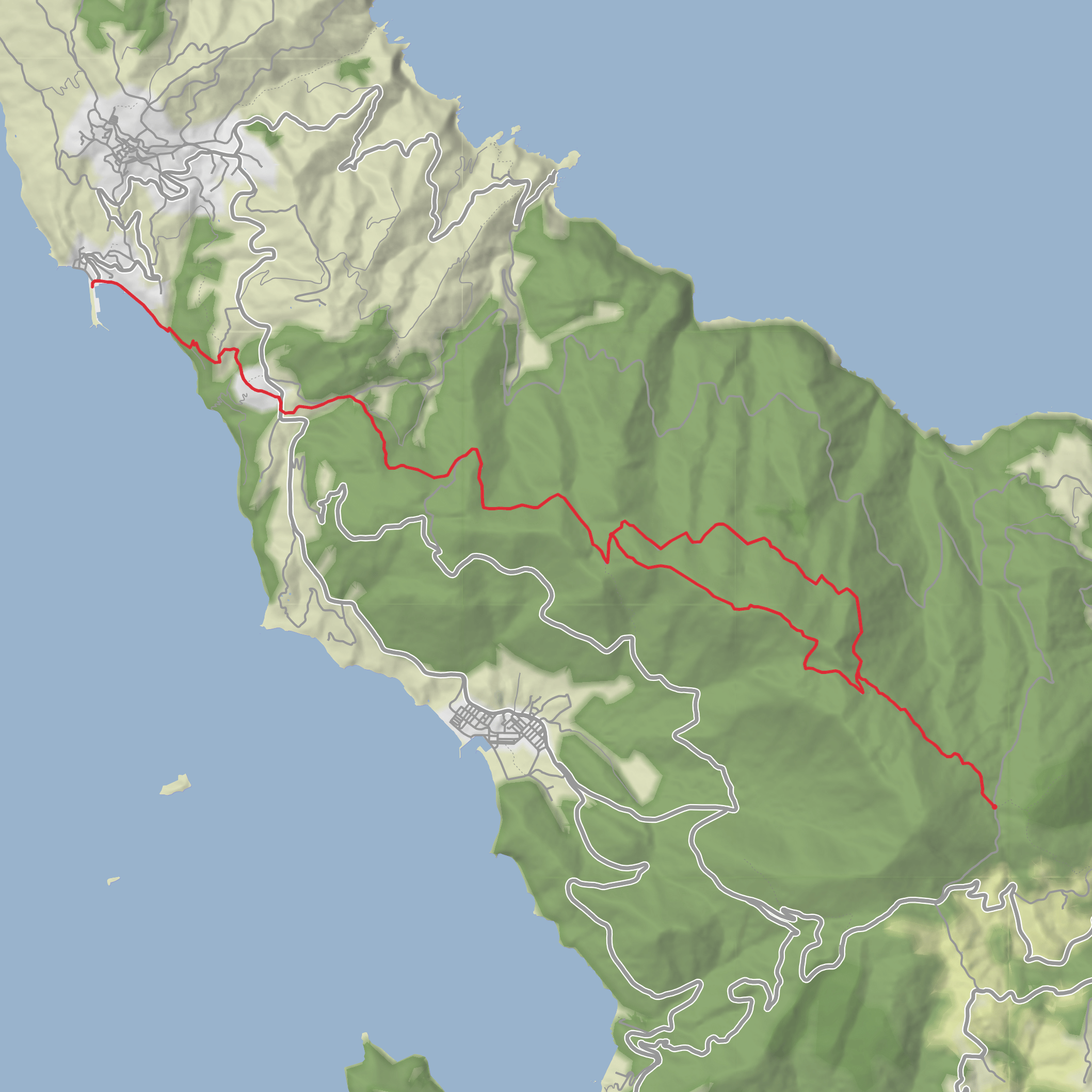 Sentoukia, Delphi Peak, Paleo Klima and Loutraki mobile static map
