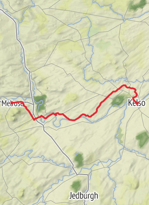 Hike from Melrose mobile static map