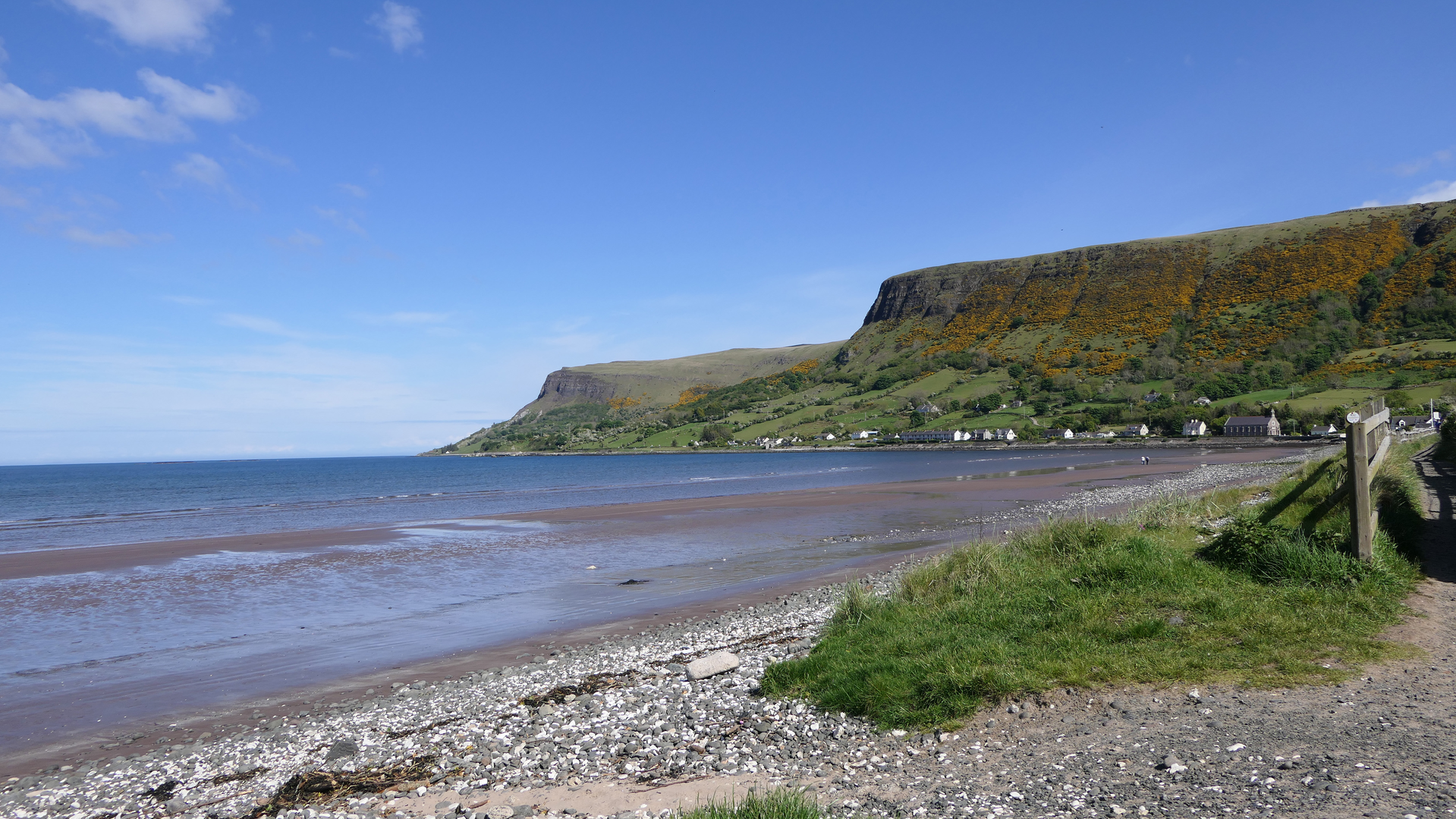 An image depicting the trail The Moyle Way and its surrounding area.