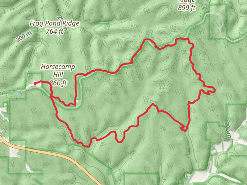 Grubb Ridge Trail and Cope Hollow Loop Trail