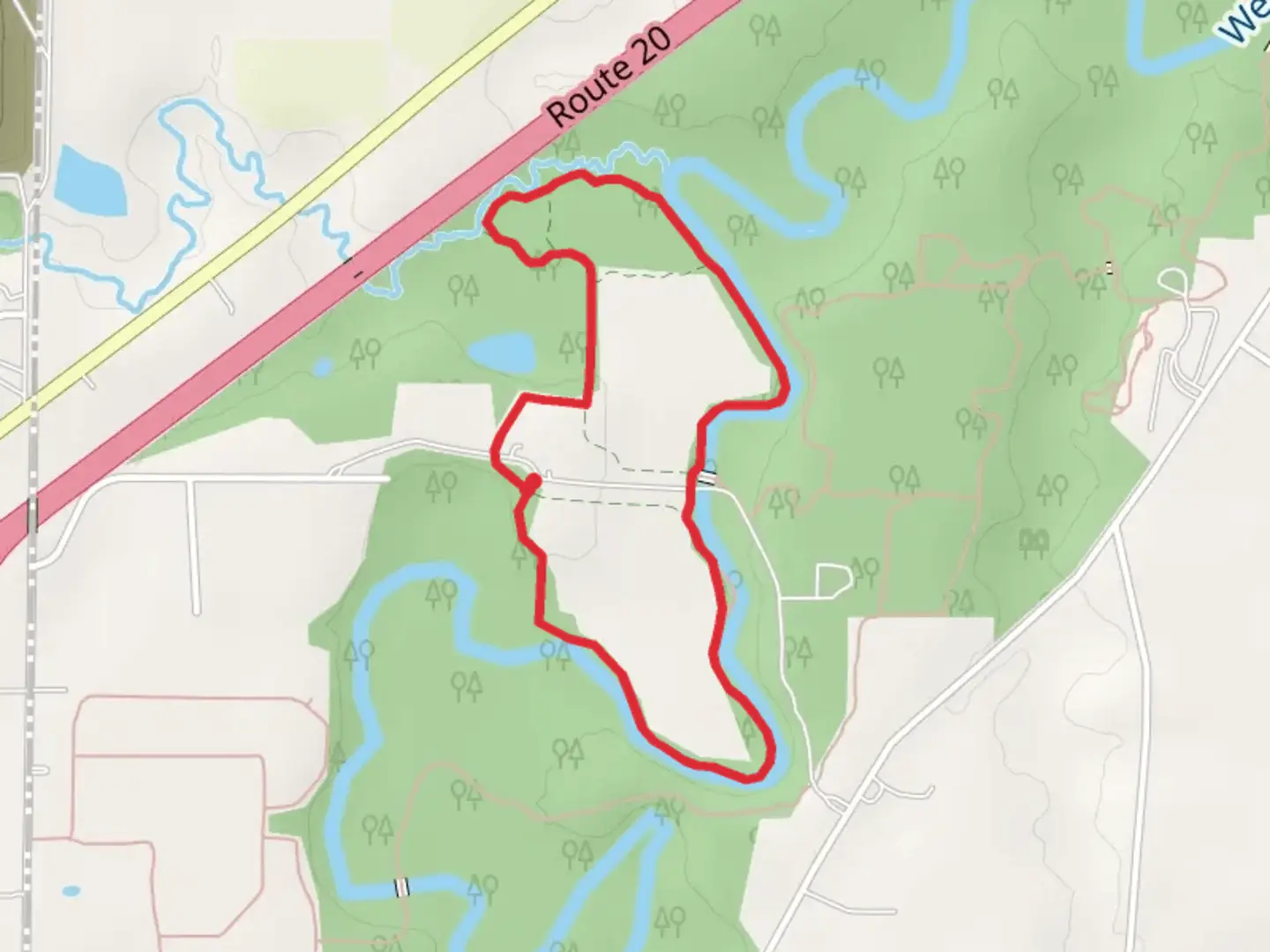 An image depicting the trail Northern and Southern Loop Horse Trail and its surrounding area.