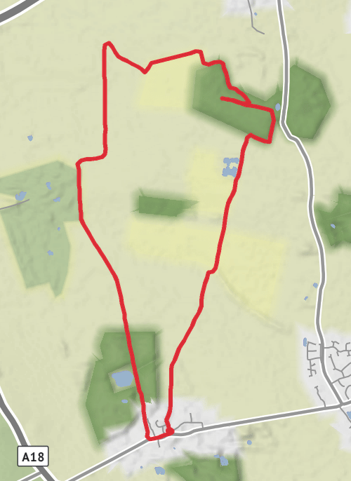 Barnoldby to Bradley  mobile static map