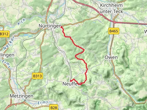 Nurtingen to Neuffen Walk