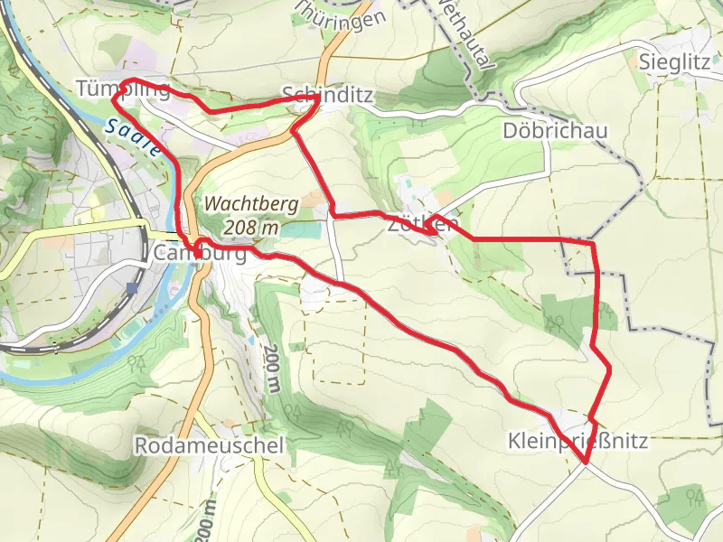 Saale via Schinditzgrund