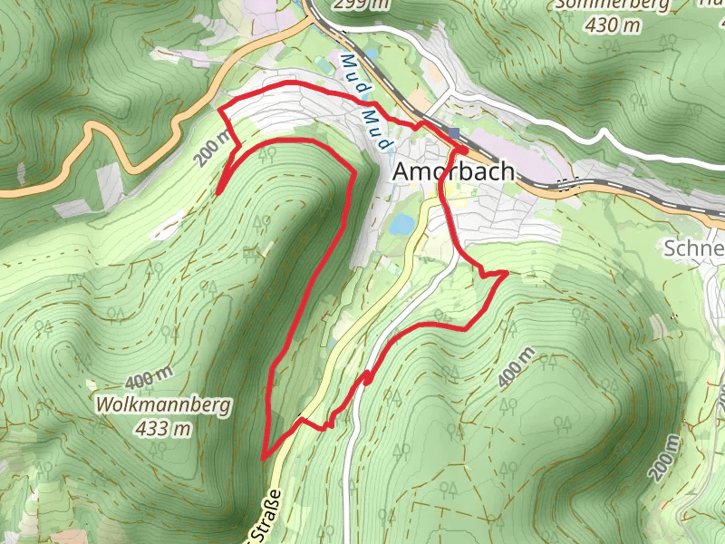 Kastanienweg and Amorbach