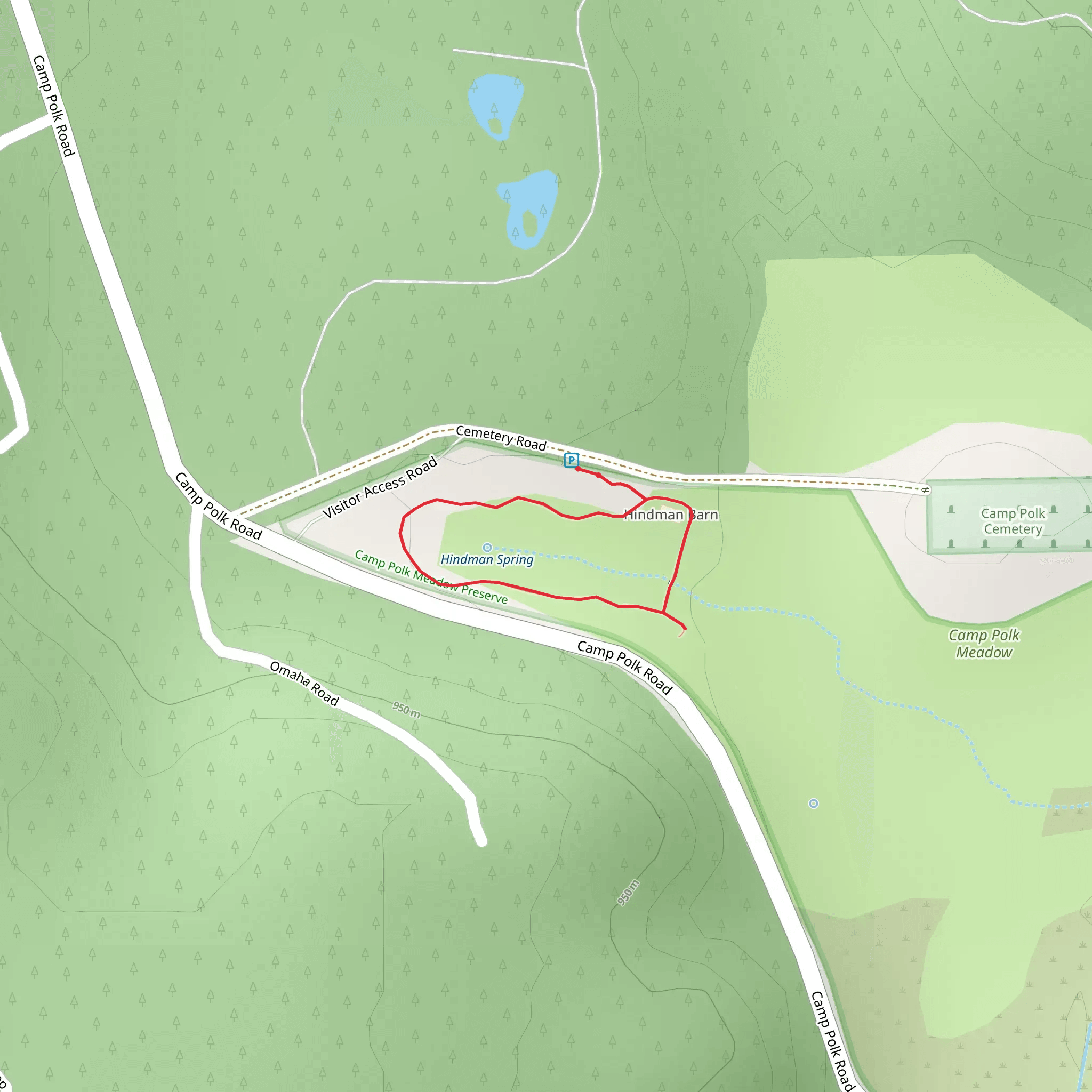 Cemetery Road Loop mobile static map