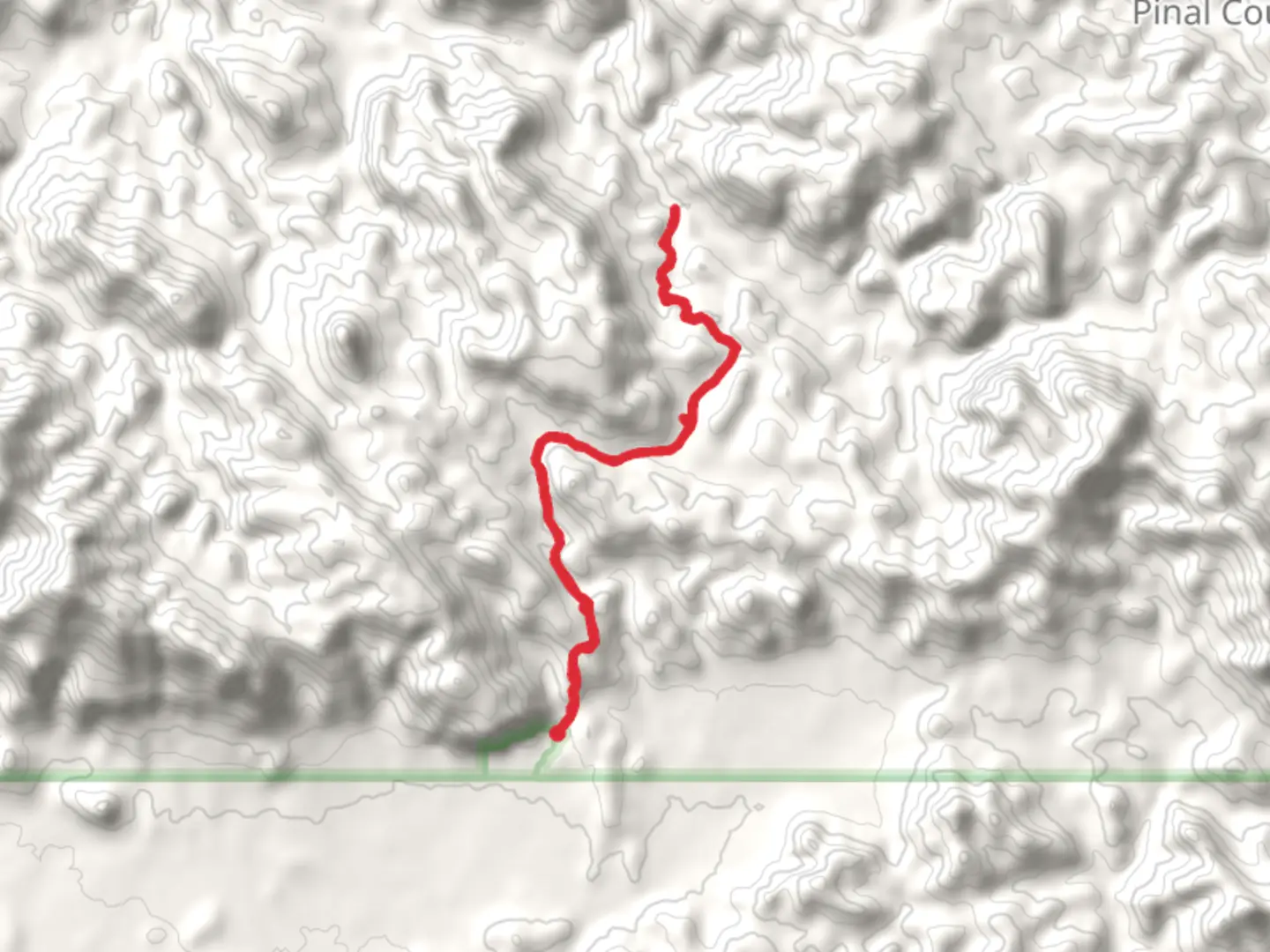 An image depicting the trail Bluff Spring and Dutchman Trail and its surrounding area.
