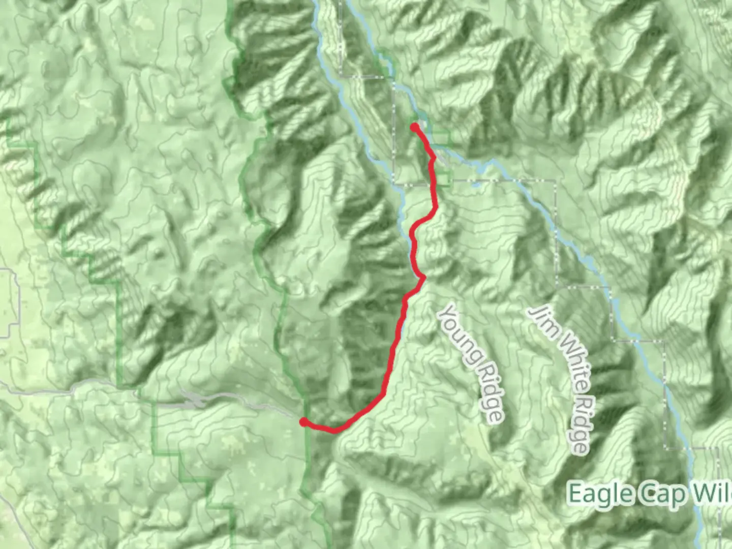 An image depicting the trail Horse Ranch Trail and its surrounding area.