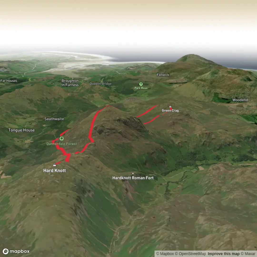 An image depicting the trail An Eskdale Medley and its surrounding area.