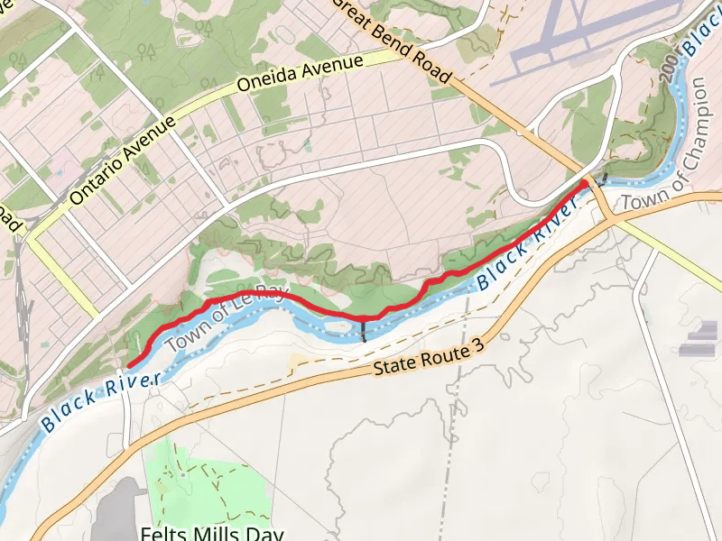 Great Bend to Felts Mills Trail