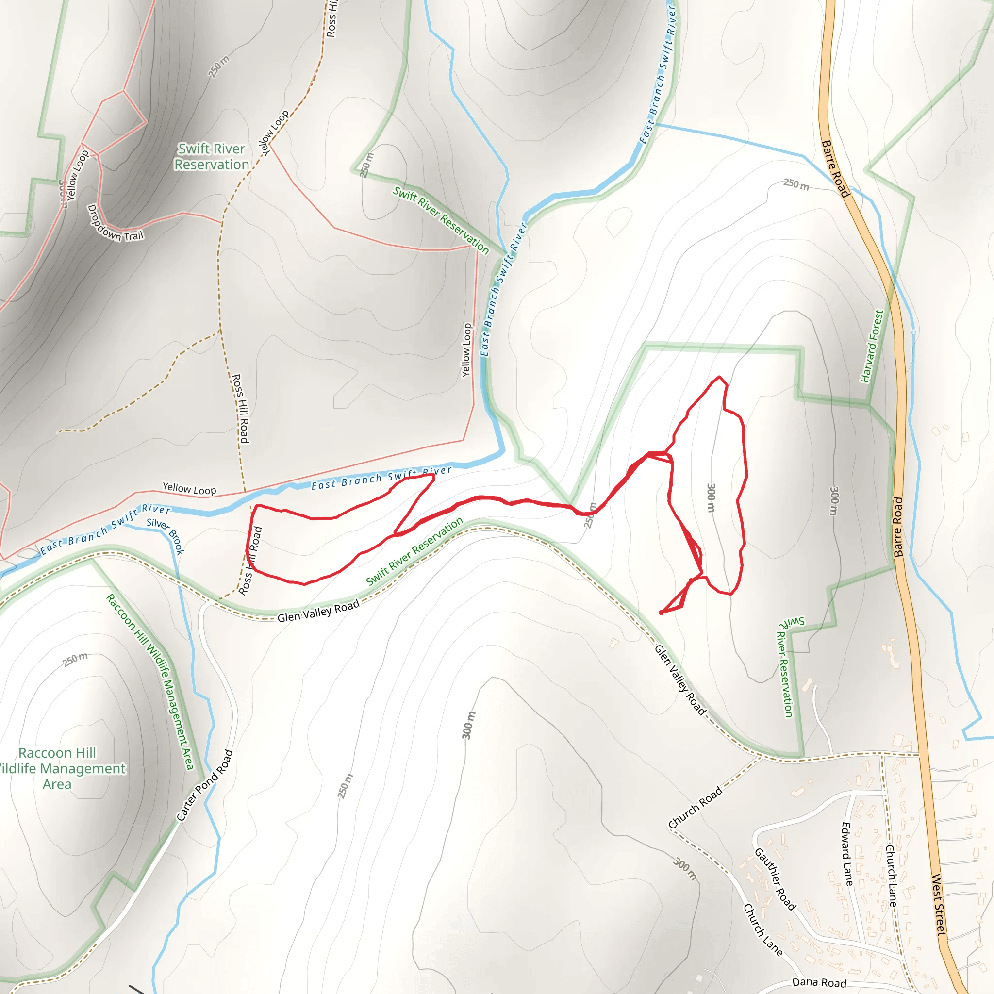 Glen Valley Road Loop mobile static map