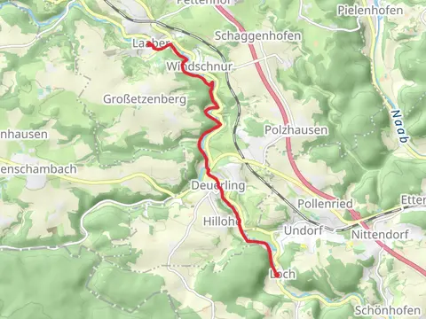 Loch to Laaber via Main Donau Weg