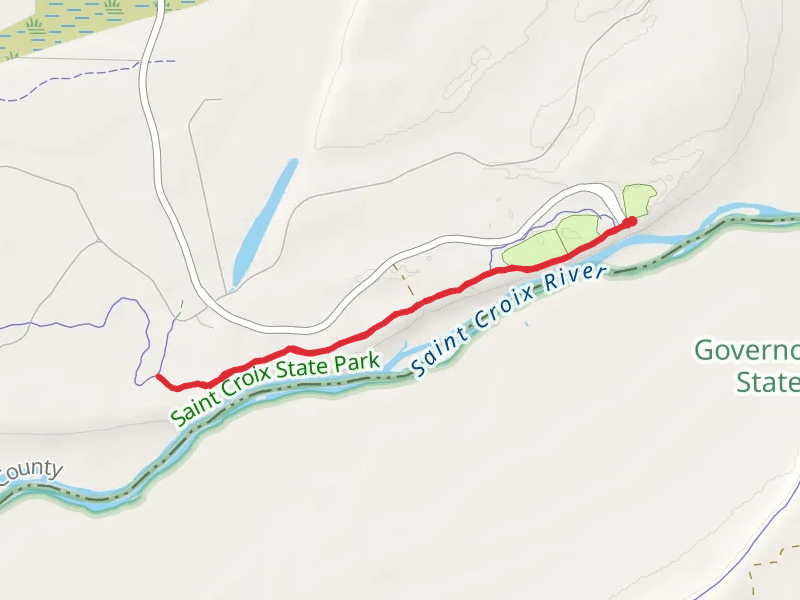Saint Croix River Road Walk