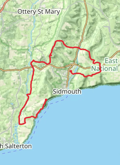 Ten tors training walk 7/3/26 mobile static map