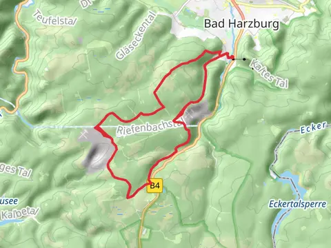 Marienteichbaude Loop via Unterer Breitenberg