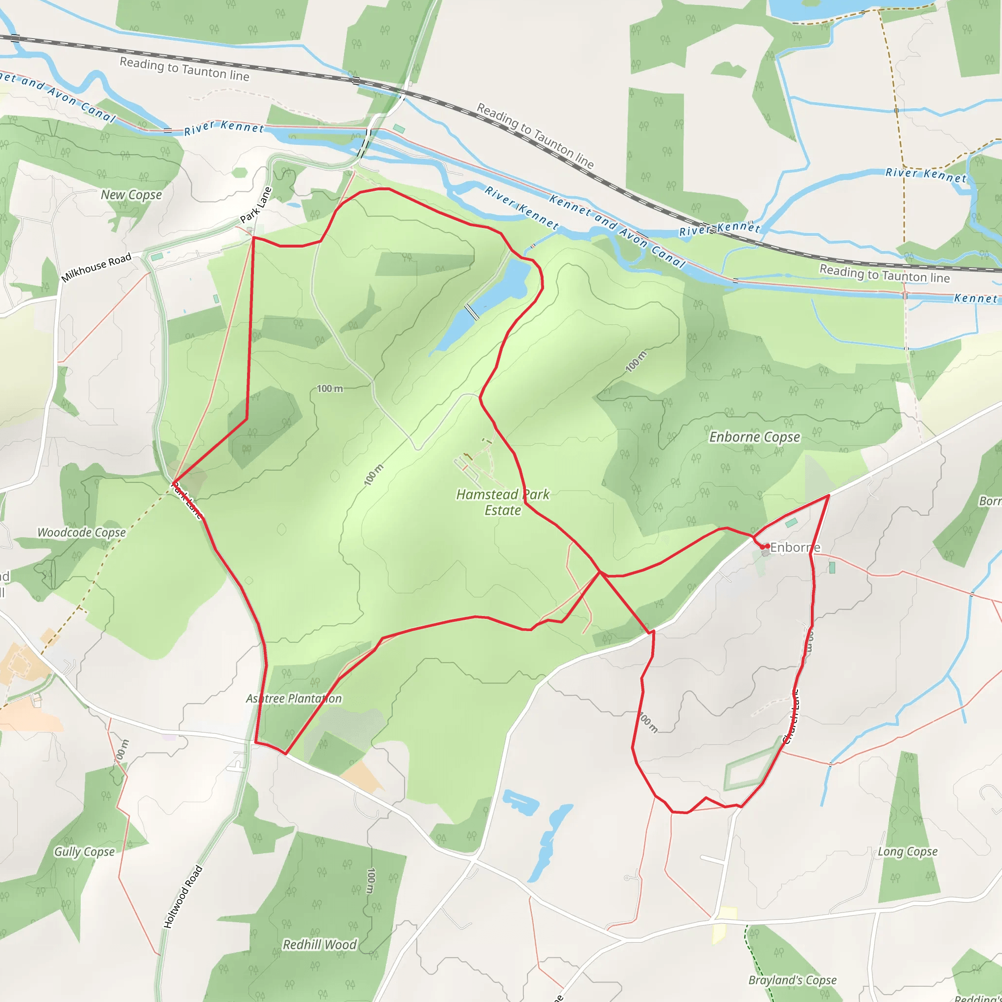 Hampstead Marshall Country Park and Enborne Country Park Loop | West